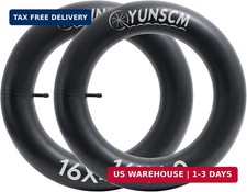 2-PCS 16X4.0 Fat E-Bike Tubes 16x4.0 Schrader Valve Inner Tubes Compatibl