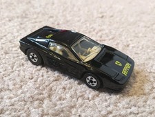 Rare 1997 Hot Wheels Ferrari Testarossa Supercar #834 Gloss Black W/5 Spokes