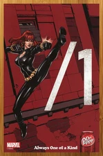 2013 Marvel Comics Black Widow/Dr Pepper Print Ad/Poster Soda Drink Food Pop Art
