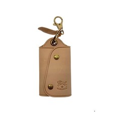 Il Bisonte Key Case Beige Ladies Plain