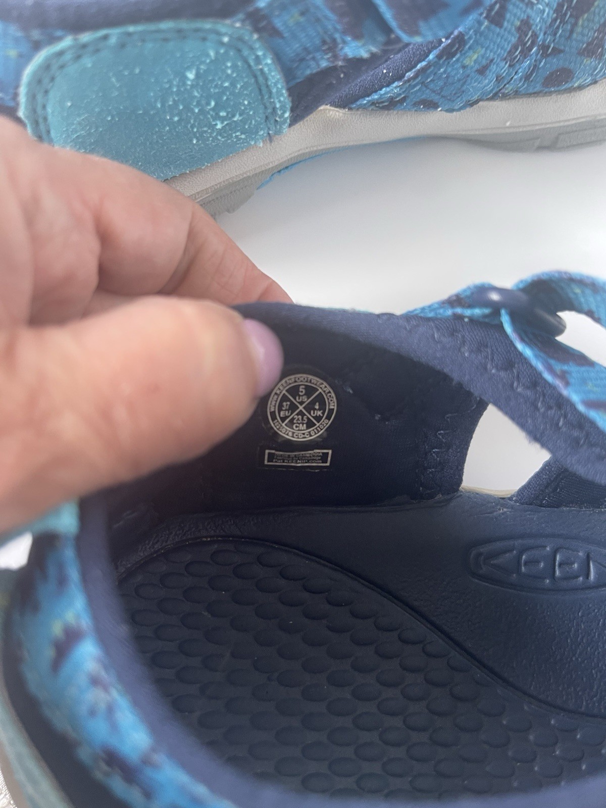 SANDALI IMPERMEABILI KEEN DONNA NEWPORT H2 TAGLIA 5 BLU VIVO PRONTI PER L'AVVENTURA!