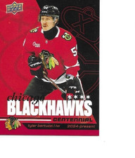 2025-26 Upper Deck Chicago Blackhawks Centennial #21 Tyler Bertuzzi 