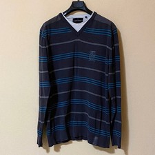 Angelo Litrico Maglia Manica Lunga XL Righe Streetwear Sportivo Casual Y2K