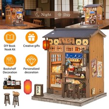 Book Nook Book Nook Kit 3D Wooden Puzzle Ideal Gift Japanese Ramen House Model