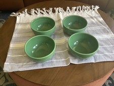 HLC Cobalt Blue Fiesta 5.5" Cereal/Soup Bowls Lot Of 4 Green Fiestaware Vintage