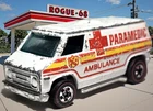 Original Hot Wheels Redlines Paramedic Super Van, White, 1975 Flying Colors, HK