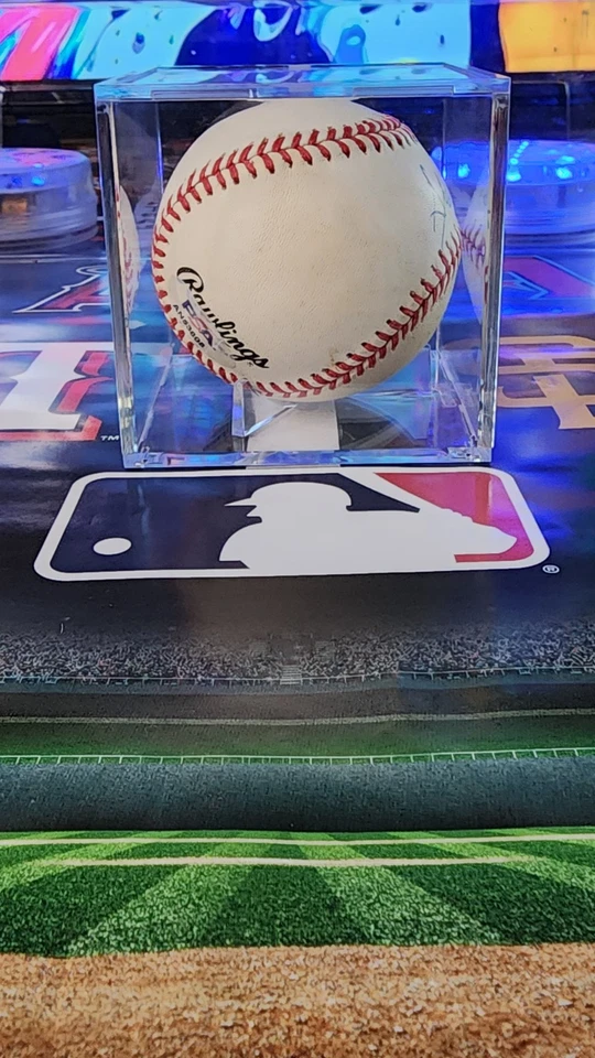 HANK AARON Signed Official MLB Baseball-HOF-MILWAUKEE BRAVES-PSA - Image 3 of 4