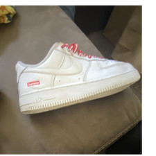 Nike Supreme x Air Force 1 Low Box Logo - Speed Red for Sale