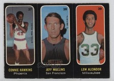 1971-72 Topps Trios Stickers Connie Hawkins Jeff Mullins Kareem Abdul-Jabbar hg6