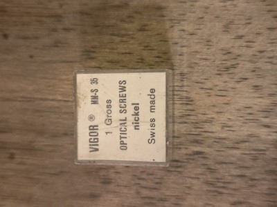 Optical Screw Swiss Made 1 Gross Mm-s 35 Vigor
