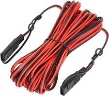 12V SAE to SAE 2 Pin Power Connector Plug,12 Foot Quick Disconnect Harness for M
