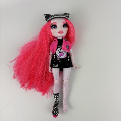 MGA Shadow High Doll Pink Hair Anti-Sparkle Jacket Cat Dress Boots 2022 Rare Toy