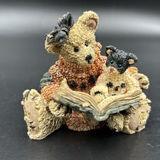 Boyds Bears Agatha  Shelly Scaredy Cat 1994 LE Resin Figurine 2246