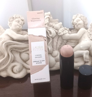 LAURA GELLER CHEEK SWEEPS CREAM GLOW STICK - GLOWING IMPRESSION - NEW - 0.22 OZ