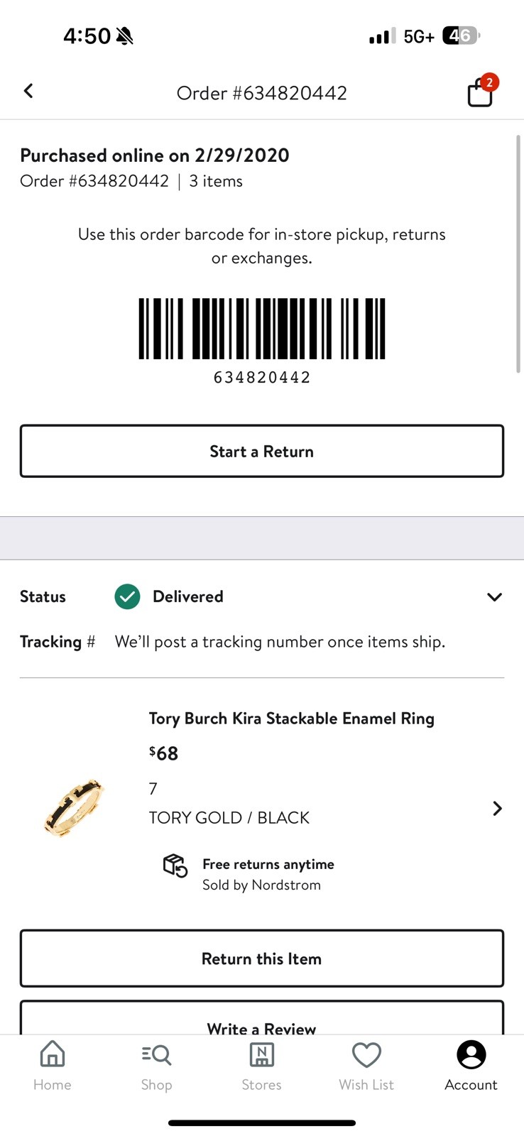 Tory Burch Kira Stackable Enamel Ring - image 6