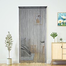 Doorway String Curtain Door Curtains,Boho Hippie Hanging Patio Tassels Screen
