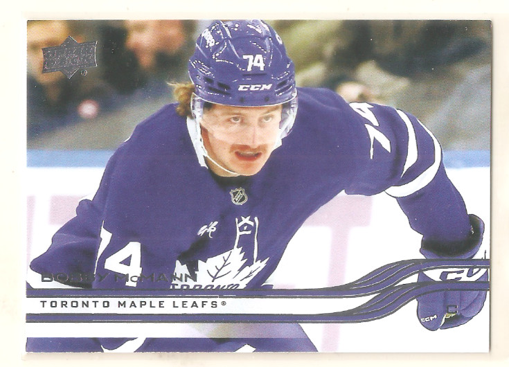 Bobby McMann 2025-26 Upper Deck Series 1 Base Card #162 Maple Leafs