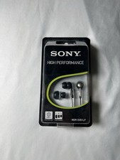 New Sony MDR-EX51LP Earphones Silver/Black High Performance Great Sound