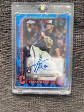 2025 TOPPS CHROME BLUE WAVE AUTOGRAPHED JOEY CANTILLO RC 125/150 # RA-JCA NM