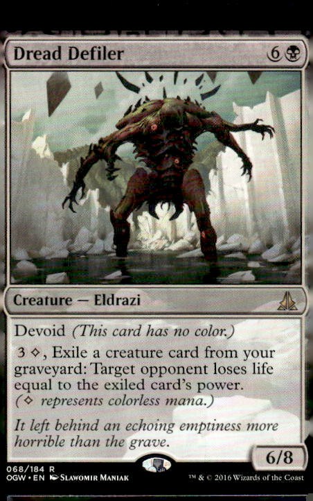 Dread Defiler Foil R Prerelease Cards 68 NM