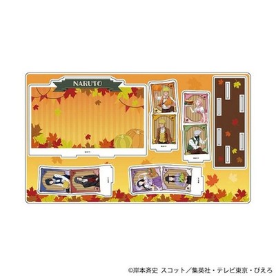 Naruto Shippuden Premium Acrylic Diorama Plate Harvest Festival 20x34.5cm Used