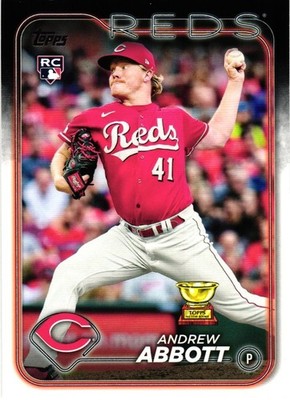 2024 Topps Series 1 Andrew Abbott #214 All-Star Rookie Cup Cincinnati Reds