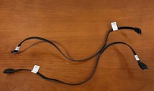 2x OEM Dell 16" 6G SATA Cable 029KWG Foxconn - Works