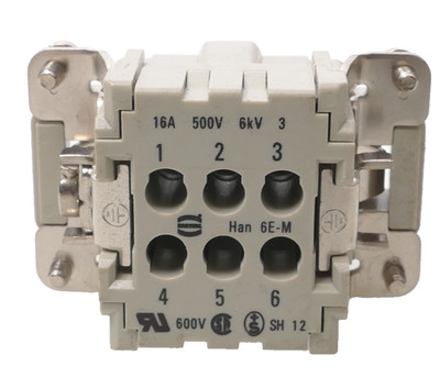 Harting Stifteinsatz Han 6E-M-C | 09330062602
