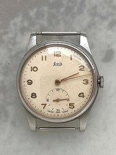 A Fine Vintage Limit by Vertex All Stainless Steel Dennison Case Watch