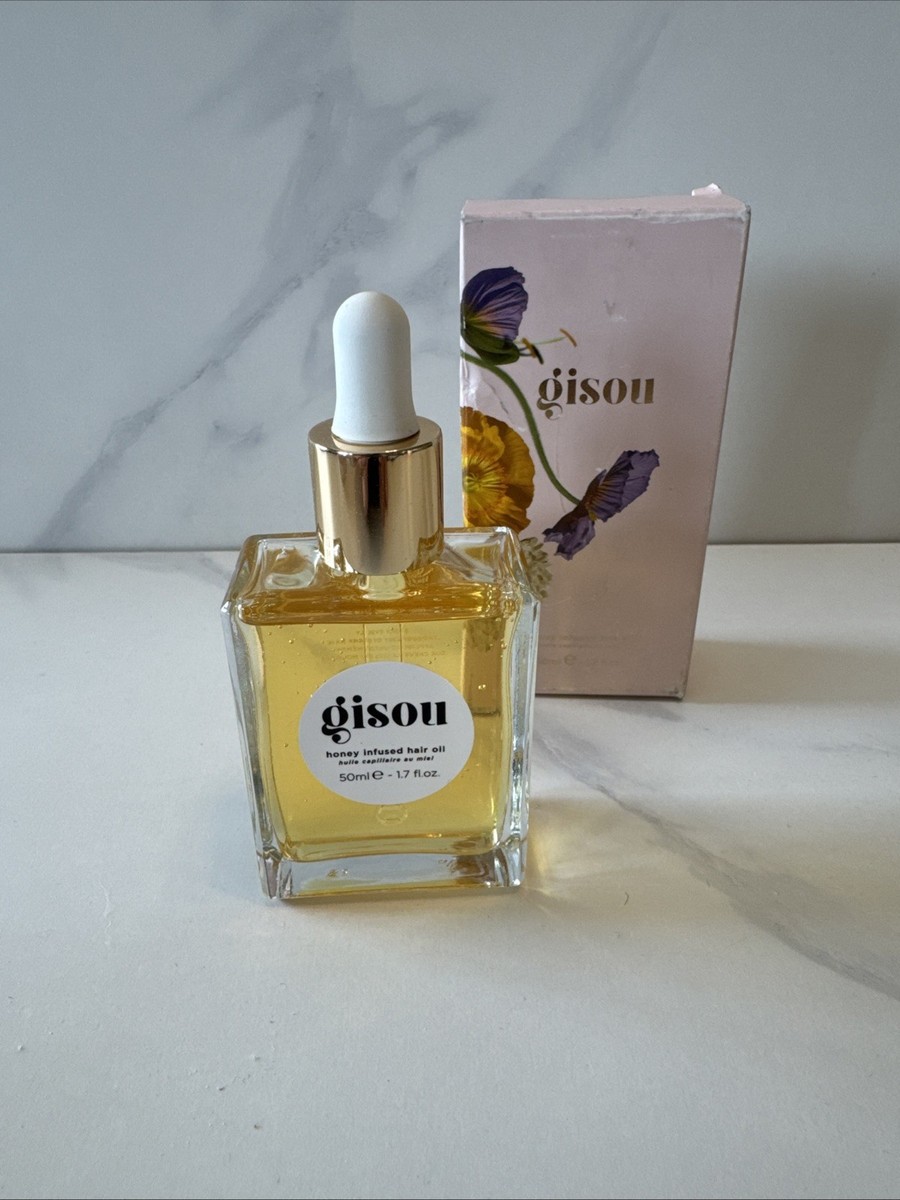 Gisou Honey Infused Hair Oil 1.7 Oz/50ml Shine Hydration Anti