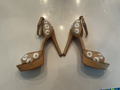 JESSICA SIMPSON Womens Spring 1-1/2'' Platform Balina Stiletto Heeled Sandal 9 M
