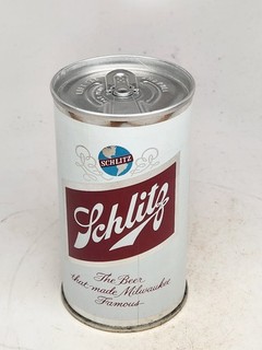 SCHLITZ BEER ZIP Top Milwaukee WI Zip Intact