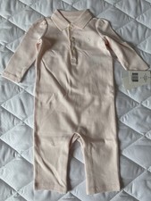 Ralph Lauren Baby Girl All In One Coverall Bodysuit Sleepsuit Pink 6 Months BNWT