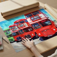 AEC Routemaster Old London Bus A3 Prints Posters Transportation Artwork Wall Art