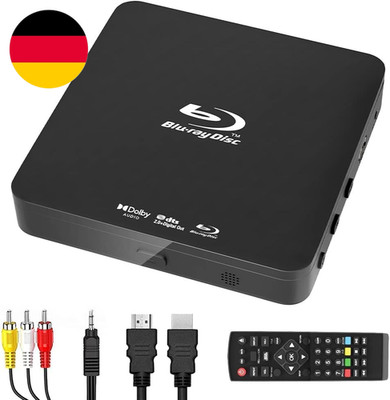 Full HD 1080P Blu Ray Disc Player Mit Dolby Audio, Alle Dvds Und Region B 2 Blu-