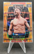 2022 Panini Select WWE Orange Flash Prizm #81 Jordan Devlin Wrestling Card