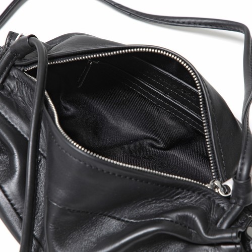 Marimekko Shoulder Bag Pikku Karla Crossbody Mini Bag Leather Bag Black or Brown - Picture 4 of 12