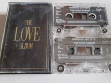 VARIOUS ARTISTS -THE LOVE ALBUM -  DOUBLE CASSETTE TAPE ALBUM 1994