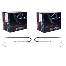 2x TOPRAN HANDBREMSSEILE passend für CITROËN C3 DS3 DS DS