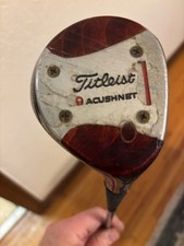 Vintage Titleist Acushnet Persimmon Driver 1-Wood   Micro Balanced. 1970s era