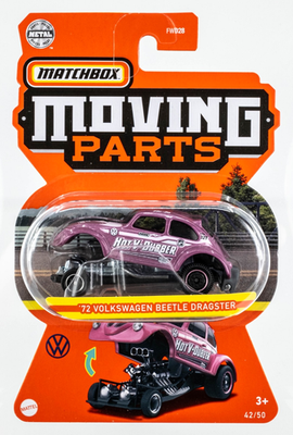 2022 Matchbox Moving Parts #42 '72 Volkswagen Beetle Dragster