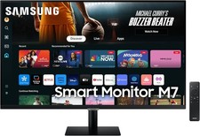 Samsung M7 (M70D) 32" 4K UHD Smart Monitor Tizen OS Hub di gioco USB-C nero