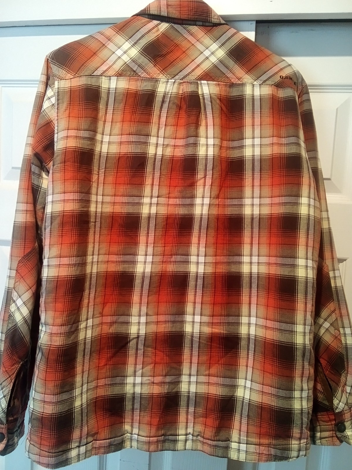 Oakley Reversible Insulated Snap Button Plaid Shi… - image 4