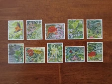 2010 NATURE SERIES #12 HAWAIIAN RAIN FOREST - USED, ON PAPER, NO KNOWN FAULTS