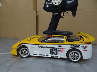Kyosho RC Model Electric Car 1:10 Chevy Corvette RC Car Electro Toy