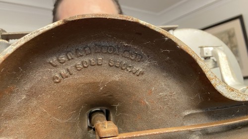Antique Jacobs Bros Detecto Cast Iron Balance Scales No.1 New York USA 16 Lb Cap - Picture 10 of 12