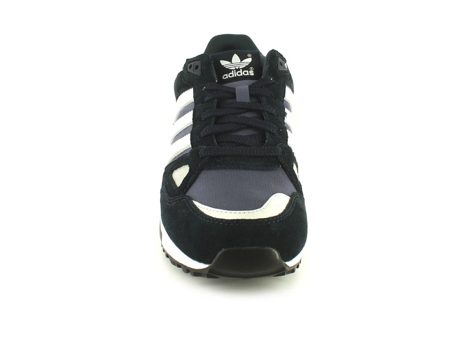 Adidas Originals Zx750 Baskets Homme à Lacets Neuf Bleu Marine DK Bleu Blanc - Photo 2/4