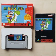 ebay® Auktion 127696939057 | SNES Super Mario World in OVP mit Anleitung Super Nintendo PAL Spiel Boxed Game Thumbnail of ebay® auction 127696939057 | SNES Super Mario World in OVP mit Anleitung Super Nintendo PAL Spiel Boxed Game