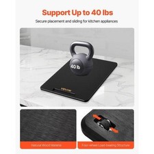 Appliance Slider Large 16 x 12inch Rolling Sliding Tray with Silent