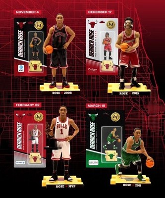 Derrick Rose Chicago Bulls Boxed Basketball Action Figure